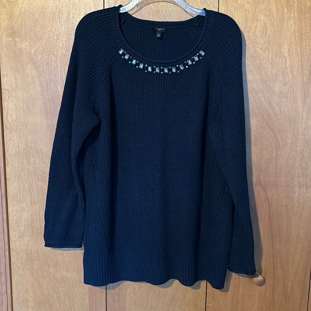 Talbots Navy sweater